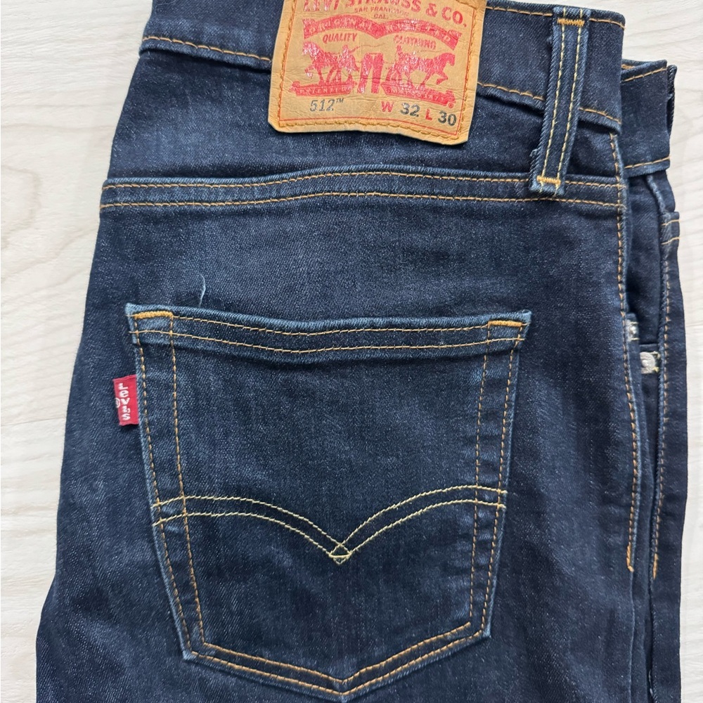 Levi's Blue 512 32 x 30 Slim Jeans